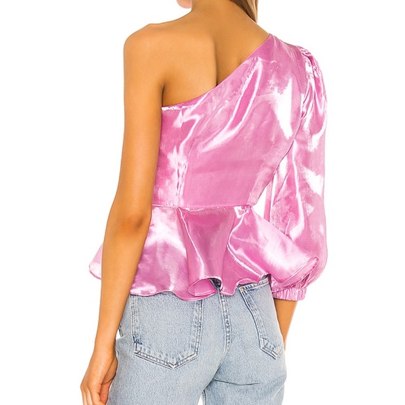 Majorelle Nico Blouse One Shoulder Revolve Top NWT - Picture 3 of 4